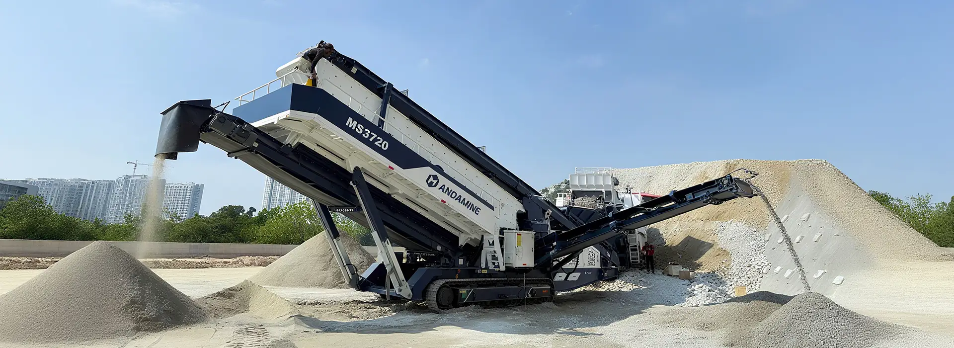 mobile crusher banner sand 2