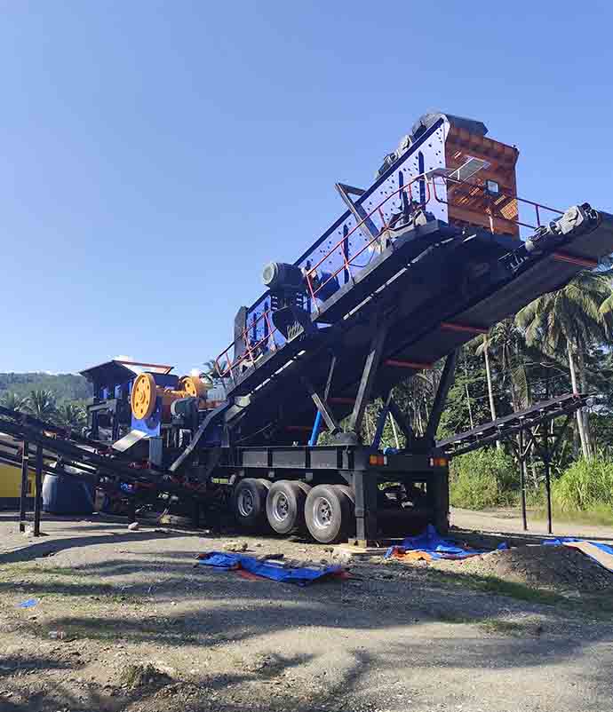 100t mobile crusher plant philippines