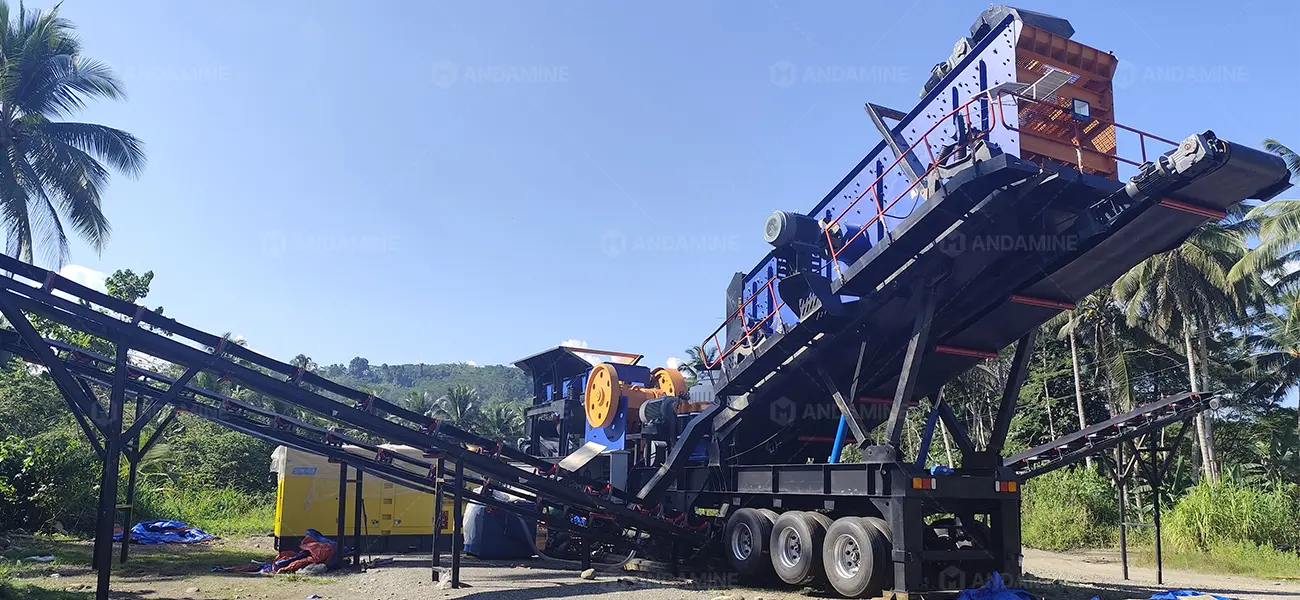 100t mobile crusher case philippines