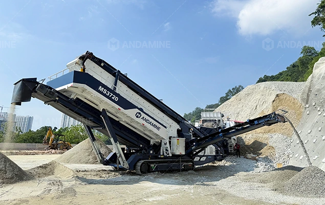 adamine mobile screening plant