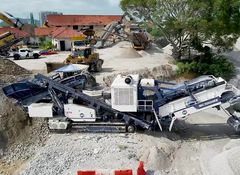 mobile cone crusher plant