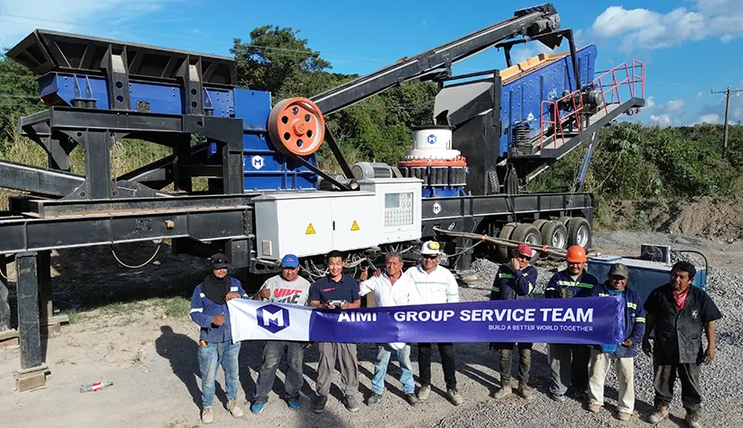 salvador mobile crusher plant 50t