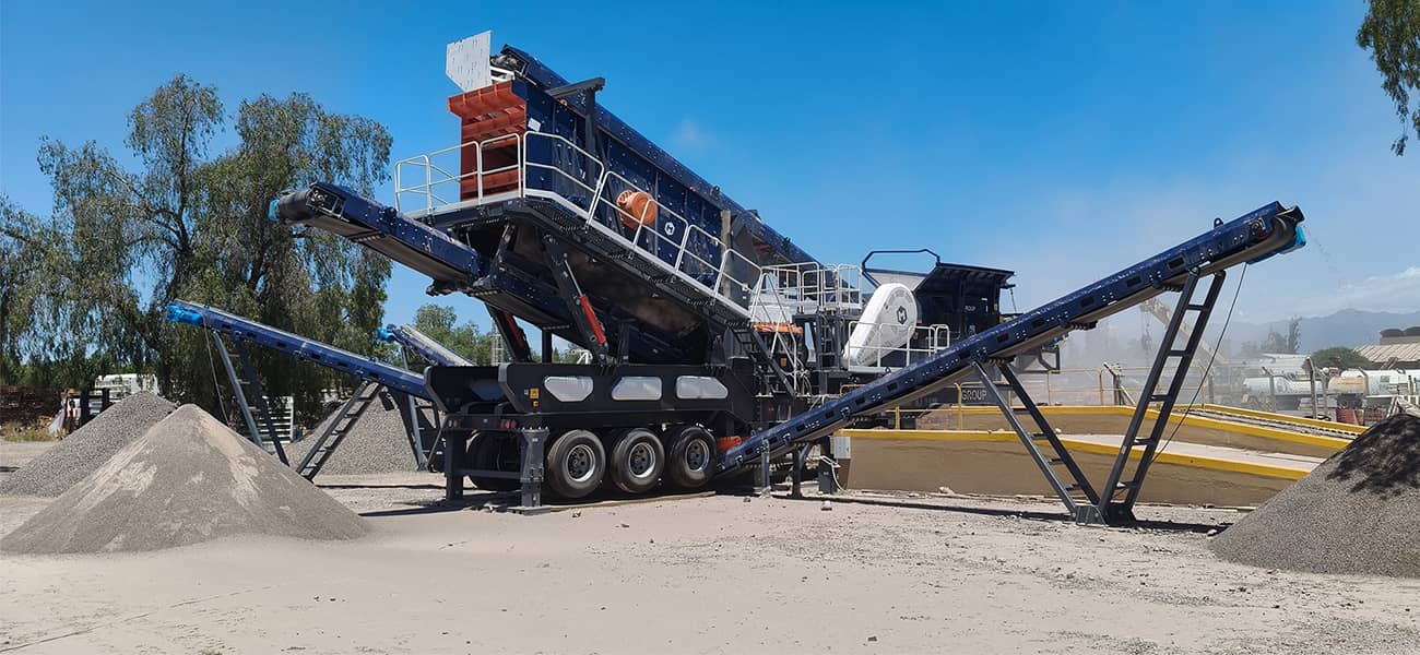 APY60 mobile crusher Argentina case