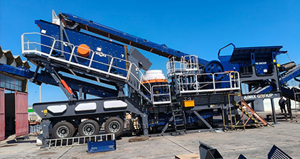 ANDAMINE AJY60 mobile crushing plant installed in Argentina