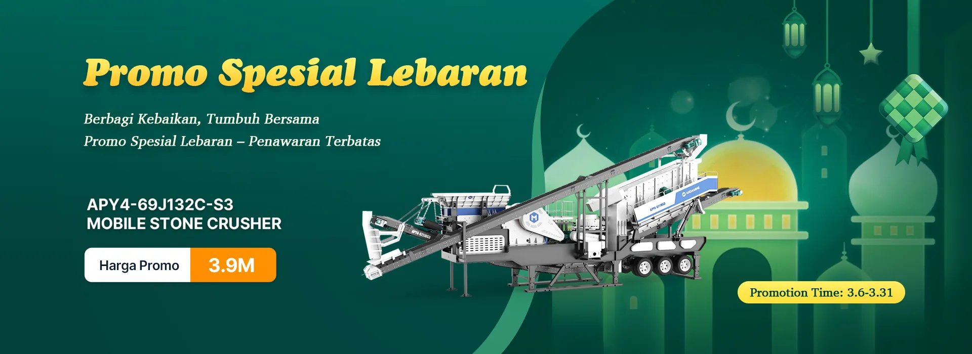 mobile crusher promotion in Indonesia