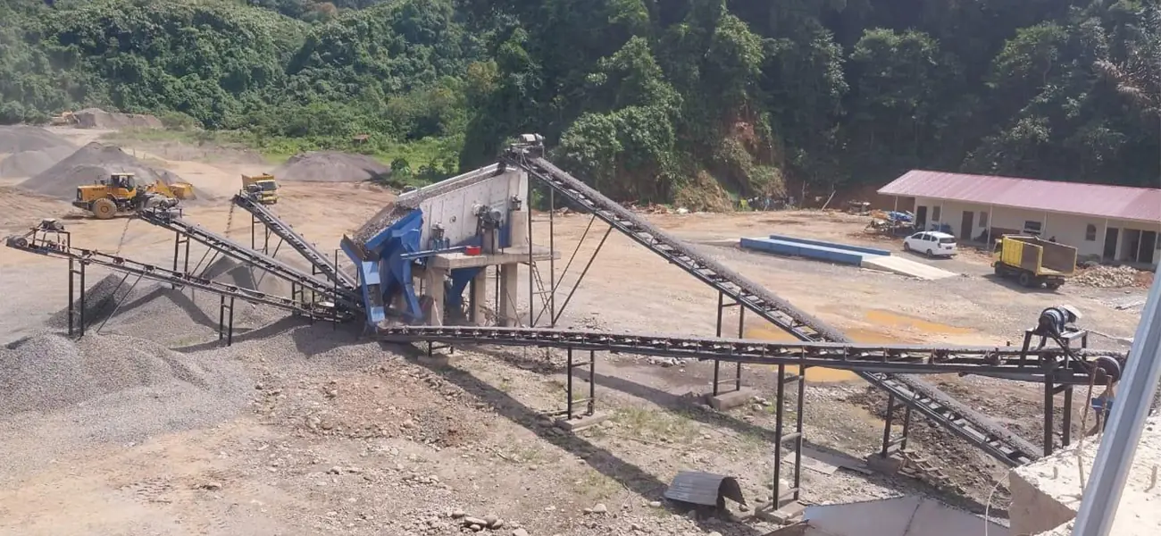 stone crushing plant 80t indonesia