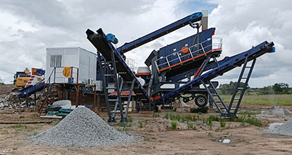 ANDAMINE 60-80tph mobile crusher case in Zimbabwe