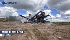 ANDAMINE 60-80tph mobile crusher case in Zimbabwe