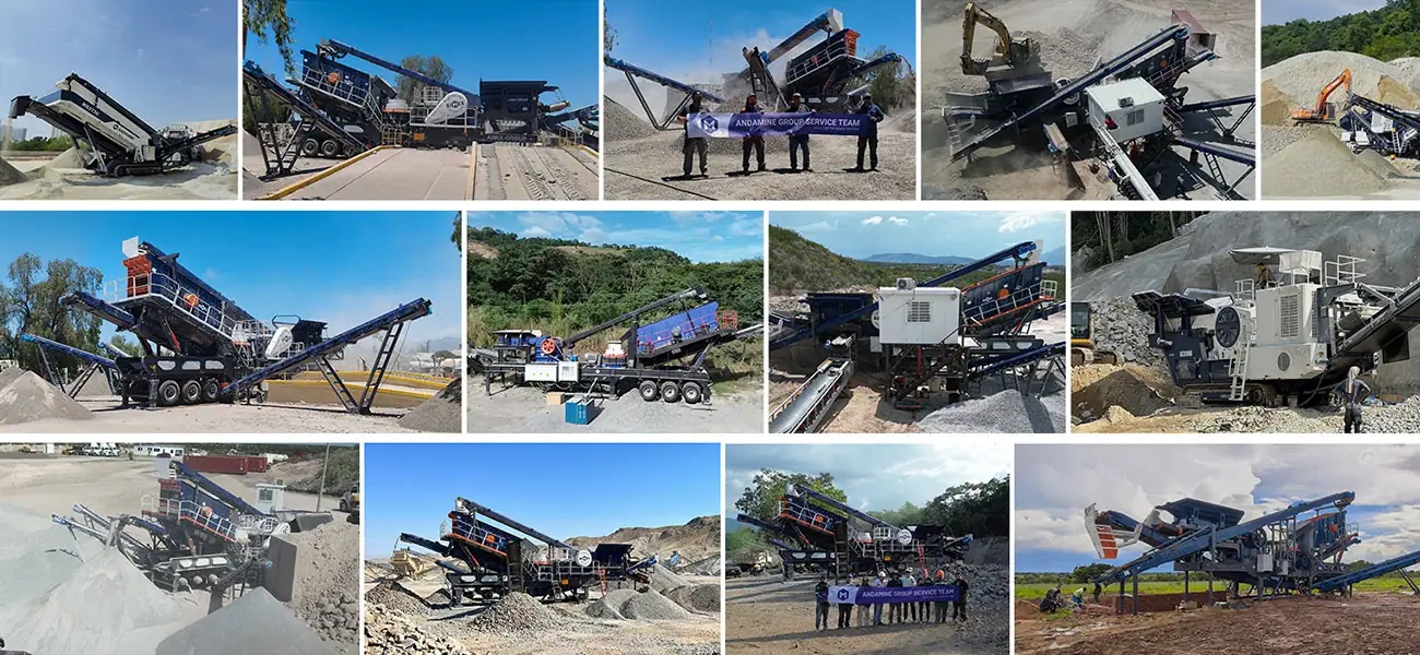 andamine mobile crusher cases