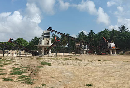 ANDAMINE 100tph stone crushing plant in Tanzania