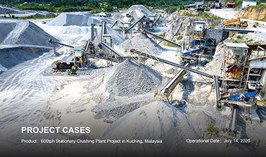 ANDAMINE 600tph stone crushing plant installed in Malaysia