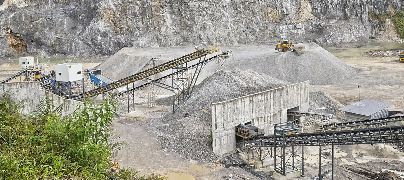 ANDAMINE 600tph stone crushing plant installed in Malaysia