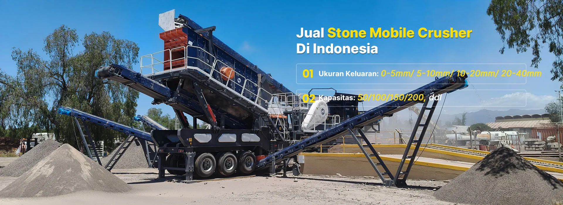 wheeled mobile crusher indonesia banner