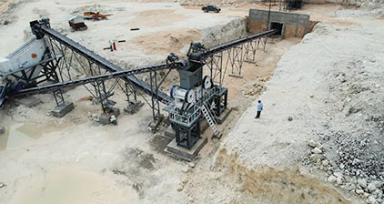 ANDAMINE 200ton per jam stone crushing plant installed in Indonesia