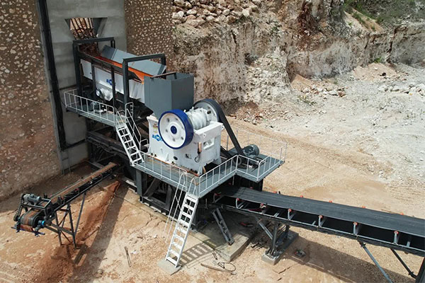 ANDAMINE 200ton per jam stone crushing plant installed in Indonesia