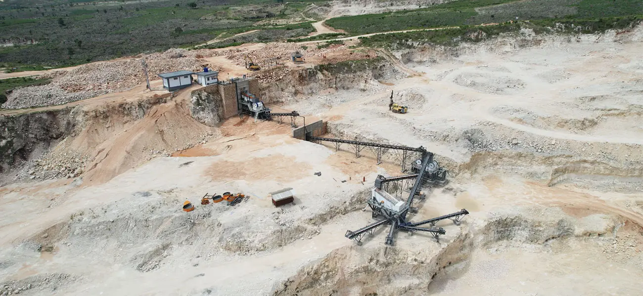ANDAMINE 200ton per jam stone crushing plant installed in Indonesia