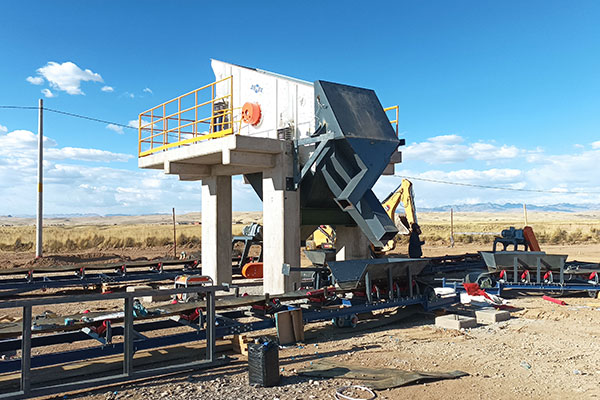 ANDAMINE 70tph stone crushing plant installed in Peru