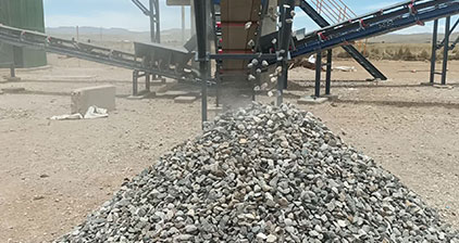 ANDAMINE 70tph stone crushing plant installed in Peru